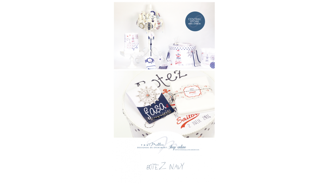 Trusou de botez cu broderie pentru baieti, The Sailor Boy 6